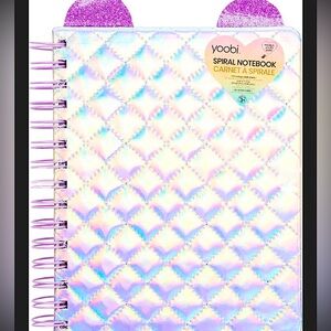 🎁5 for $25 sale NWT* quilted holographic journal
